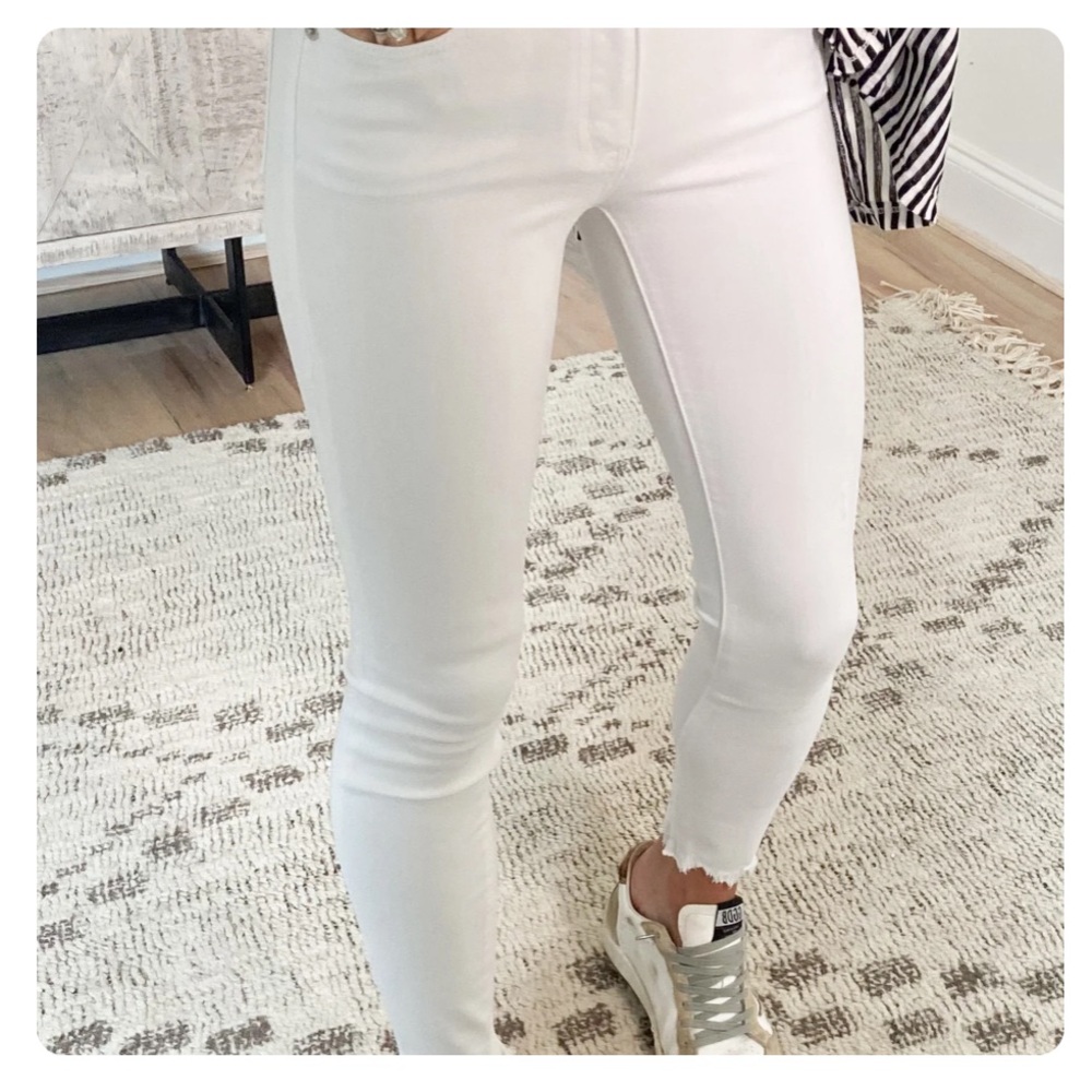 Just USA Women's White Skinny Jeans